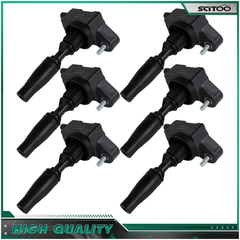 6 Ignition Coils for Cadillac XT5 GMC Acadia Chevrolet Colorado 3.6L (2017–2020)