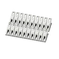 Set of 40 Stainless Steel Spring Loaded Clothes Pegs Laundry Clips
