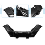 Front Upper Bumper Grille for Nissan Rogue Sport (2017–2021) Chrome Black