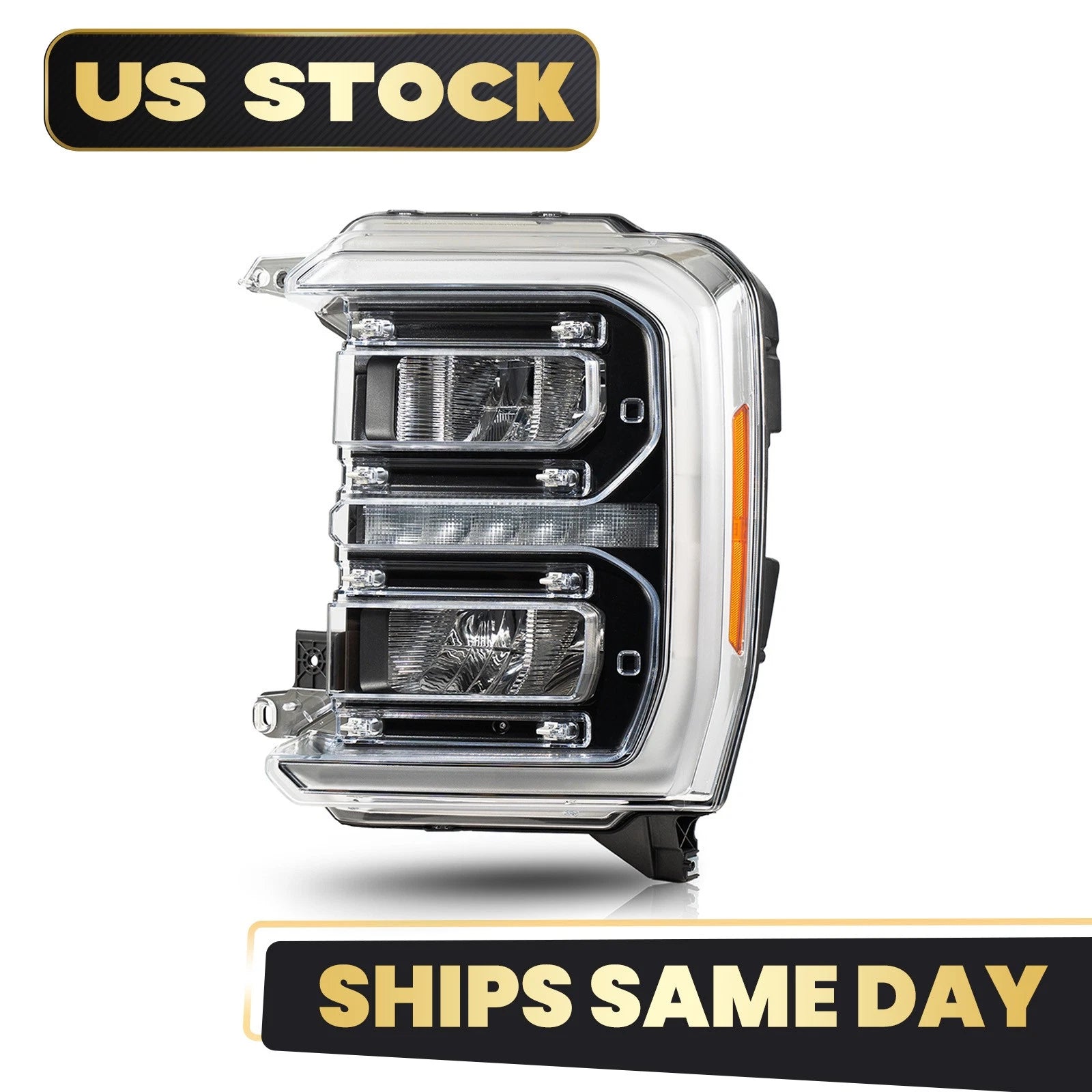 Full LED Headlight for Ford F-250 F-350 Super Duty (2023–2026) Left Driver Side