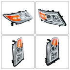 Pair Headlight Assemblies for Honda Odyssey (2011–2017) Halogen