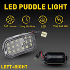 AUXITO LED Side Mirror Towing Puddle Light for GMC Sierra Yukon Chevy Silverado (2014–2023)