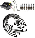 Ignition Wires & Spark Plugs Kit for Pontiac Oldsmobile GMC Chevy (1 Coil, 8 Plugs)