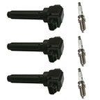 Ignition Coil & Platinum Spark Plug for Mitsubishi Mirage (2014-2020)