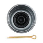 Galvanized Trailer Hub Kit with 4 Lug and 1 Inch Bearings (2000lbs)