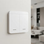 2Gang Wall Panel Switch for - Wireless Remote 433MHz 10A