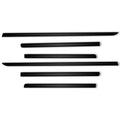 6pc Carbon Fiber Window Sill Trim for 2007-17 Ford Expedition EL w/o Key Cutout
