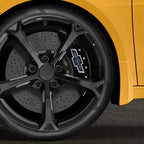 Black Caliper Covers Set of 4 Engraved '100 Ann Chevy' for 20-24 Silverado 3500