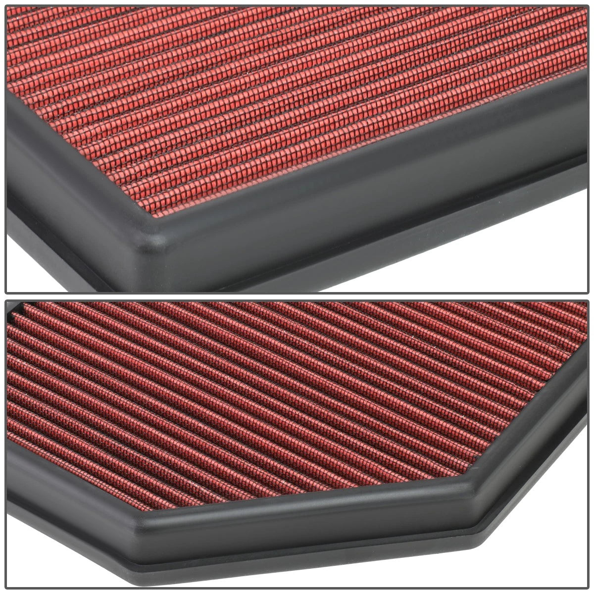 Set of 2 Reusable Drop-In Panel Air Filters for Volvo S60 S80 V60 XC60 XC70 (2007–2020)