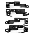 Interior Door Handle Front Rear Left Right Chrome for Ford Fusion (2006–2012)