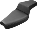 SADDLEMEN Step-Up Seat for Harley Davidson XL (2004–2023) - Gripper - Black 879-03-174