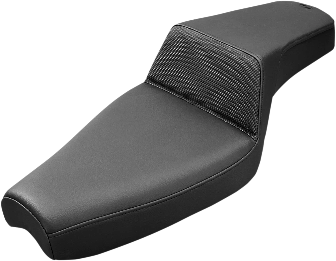 SADDLEMEN Step-Up Seat for Harley Davidson XL (2004–2023) - Gripper - Black 879-03-174