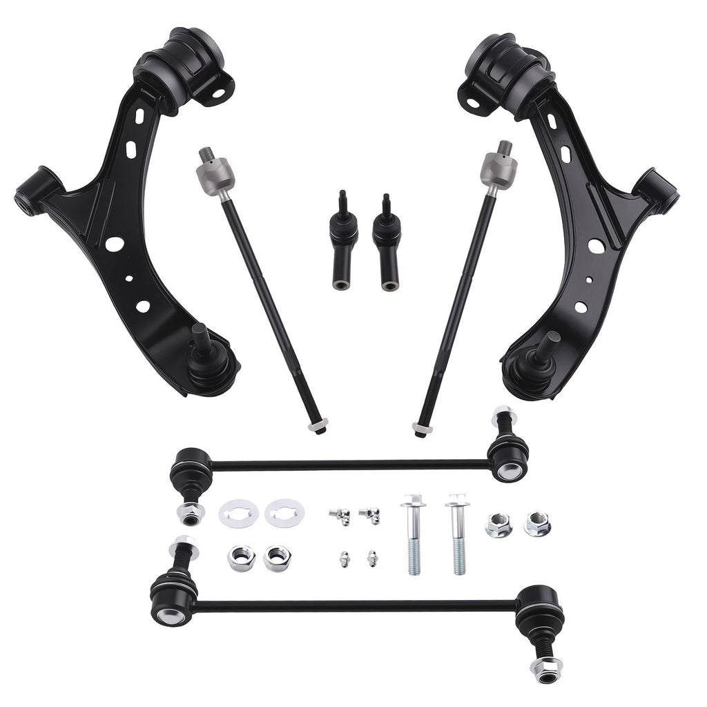 8x Front Lower Control Arms w/ Ball Joint for Ford Mustang (2005–2010)