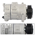 A/C Compressor with Clutch for Volkswagen CC (2009–2011)
