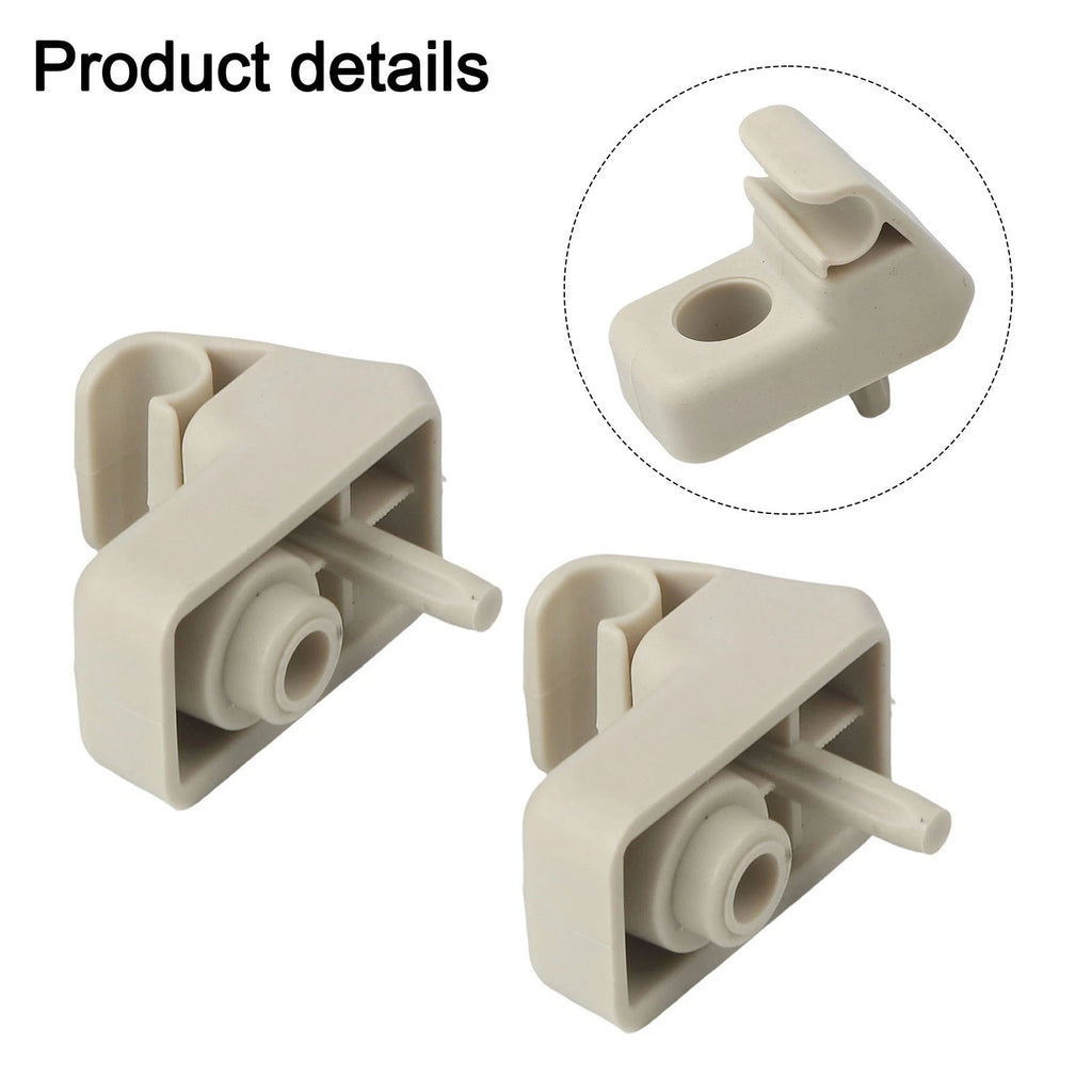 2Pcs Sun Visor Bracket for Fiat Grande Punto (2005–2018) 735411088