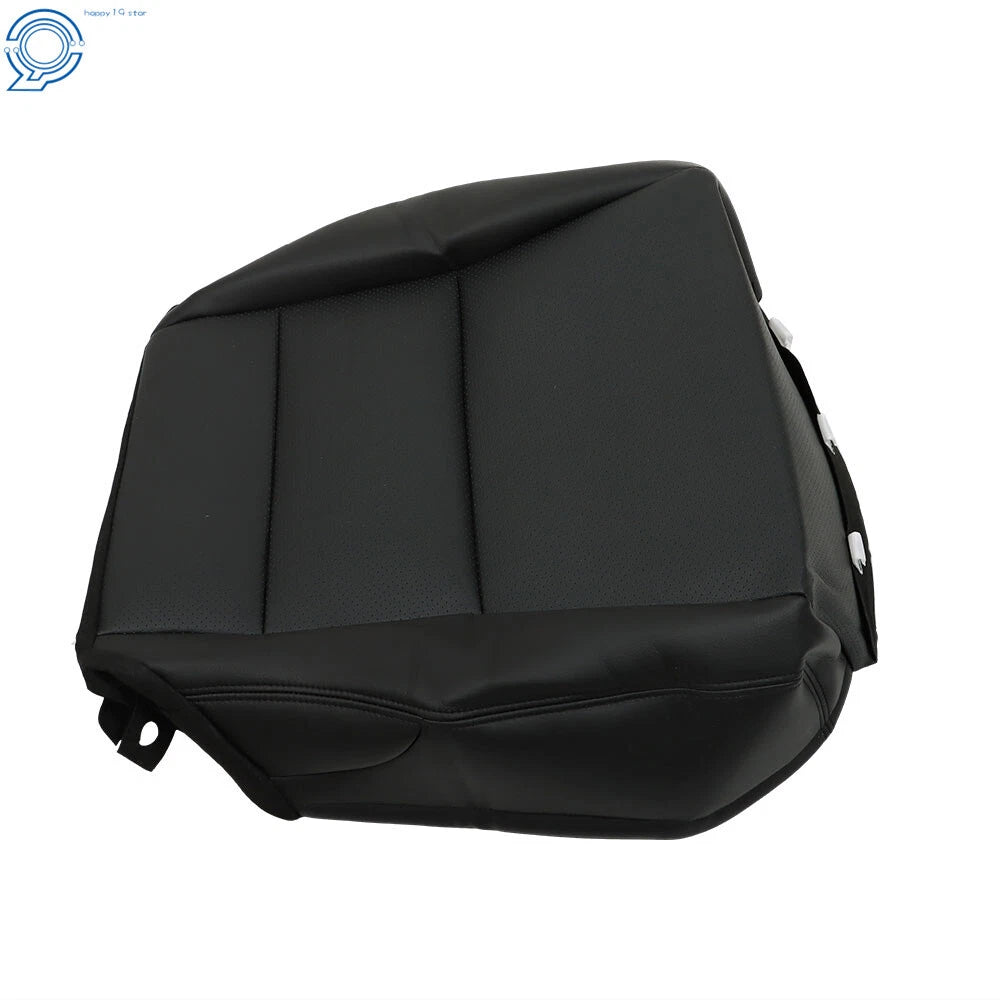Driver Side Bottom Seat Cover for Honda Accord (2013-2017) Leather Black