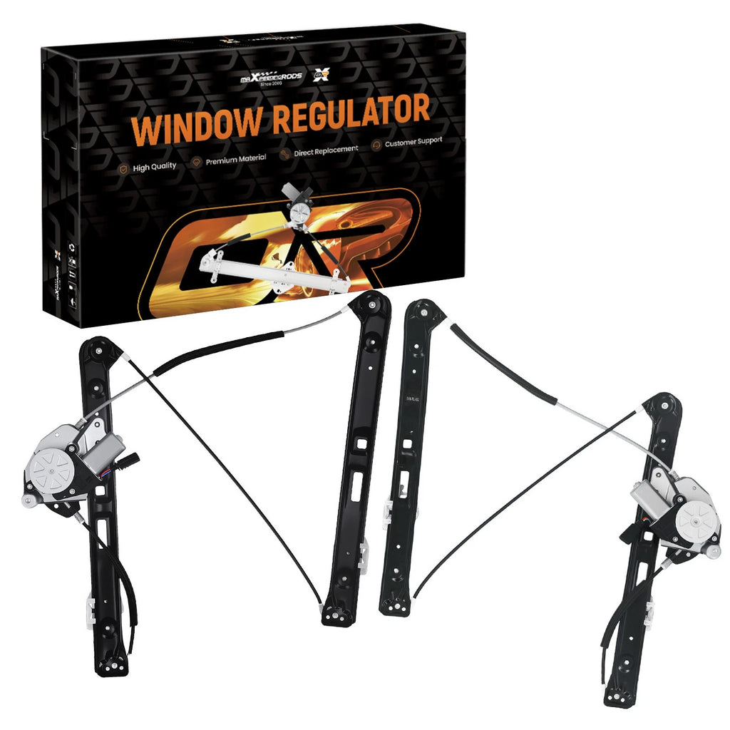 2X Front Window Regulator with Motor for BMW E46 320i 323i 325i 328i (1999-2005)