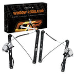 2X Front Window Regulator with Motor for BMW E46 320i 323i 325i 328i (1999-2005)