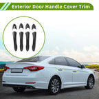 Exterior Door Handle Cover Trim for Hyundai Sonata (2011-2015) Carbon Fiber