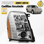 Headlight Assembly with HID Bulb Ballast for Cadillac Escalade (2007–2014)