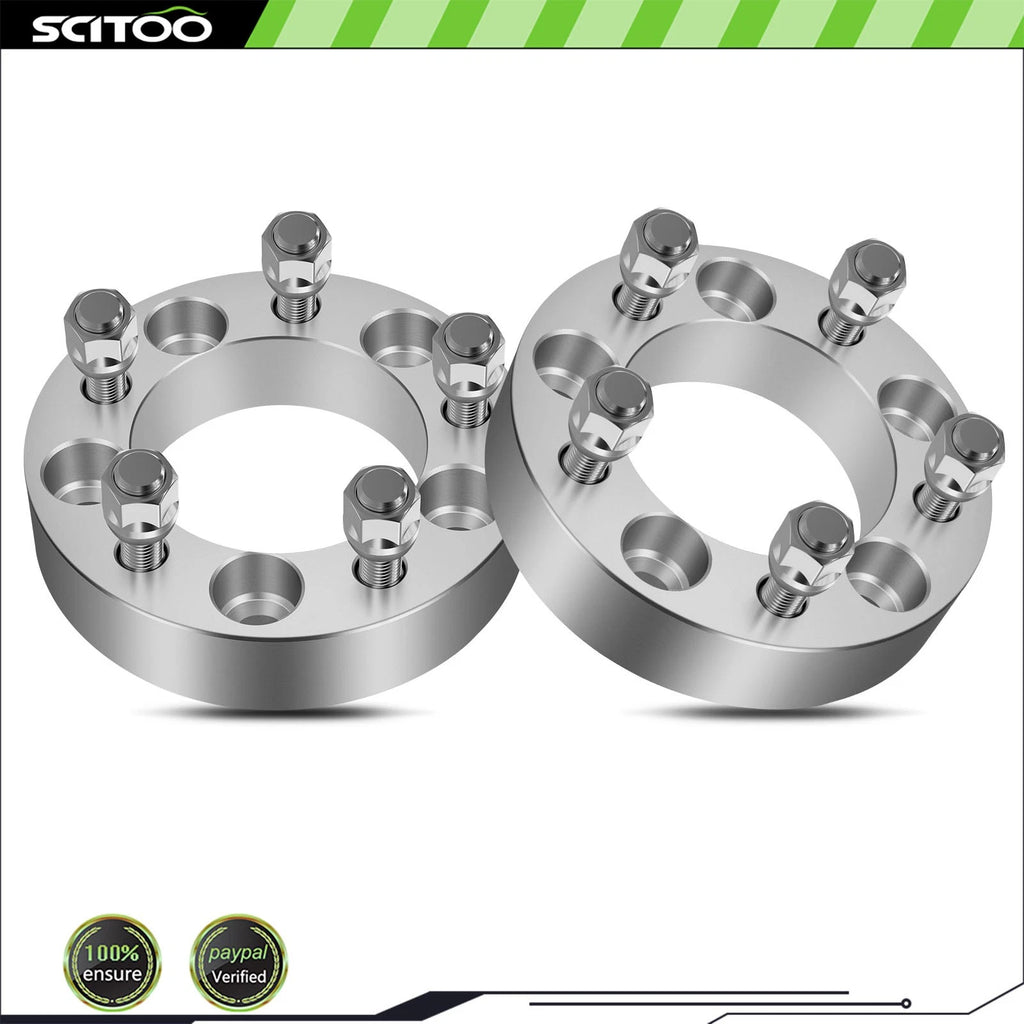 2X 1.25" 5x4.5 Wheel Spacers 1/2"x20 for Jeep Liberty Wrangler TJ XJ Ford Ranger