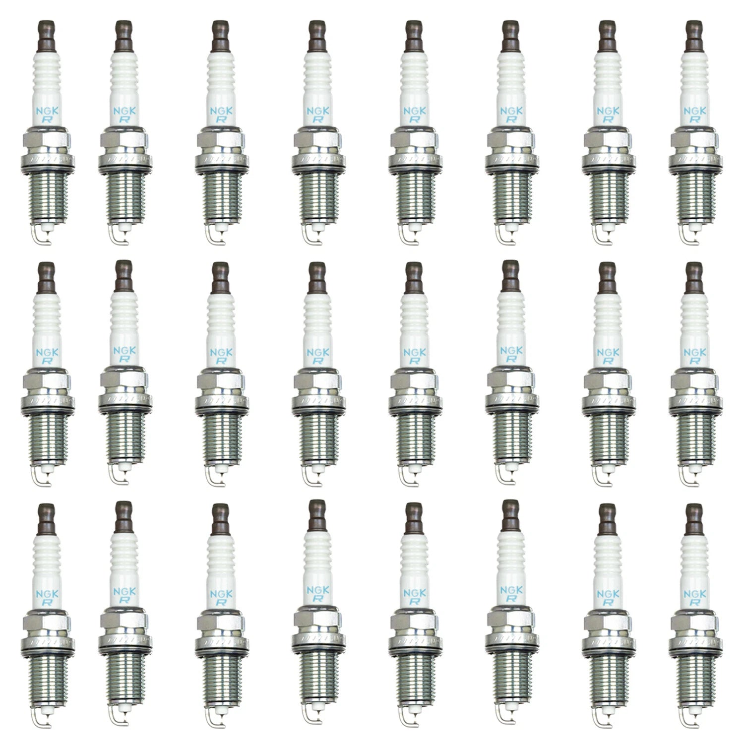 Set of 24 NGK Laser Iridium Spark Plugs IFR5E11 for Mercedes C215 W220 V12