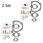 Set of 2 Carburetor Gasket Kit for International IH Farmall Super H M W4 O4 W6 O6