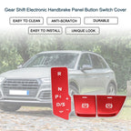 Set of 1 Gear Shift Electronic Handbrake Button Cover for Audi Q5 (2009–2017)