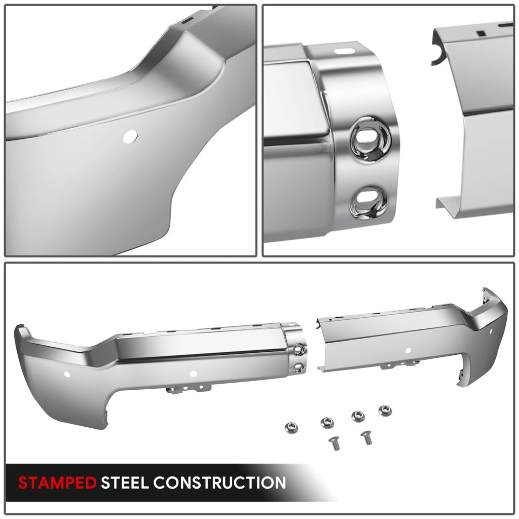 Chrome Front Bumper Face Bar for Silverado 2500 3500 HD (2020–2023)