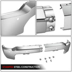 Chrome Front Bumper Face Bar for Silverado 2500 3500 HD (2020–2023)