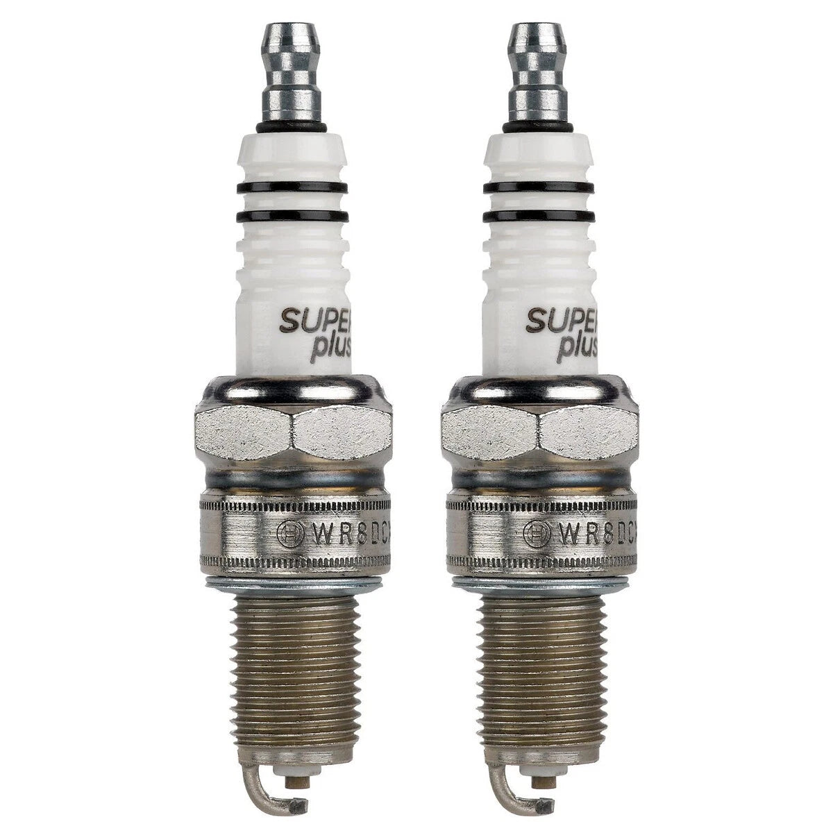 Set of 2 Bosch Super Plus Nickel Spark Plugs for Mazda RX-3 (1975) 0.032" Gap