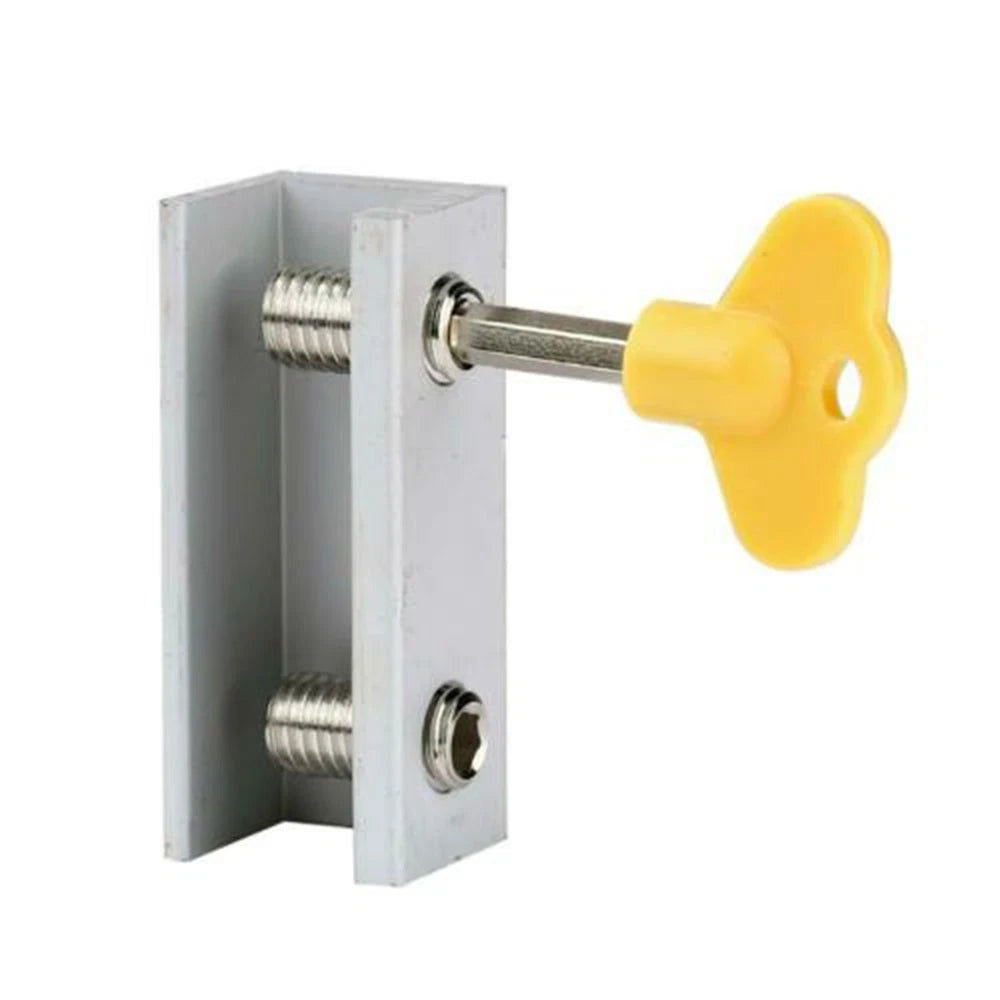 1PC Aluminum Alloy Door Window Lock Restrictor for Universal Use