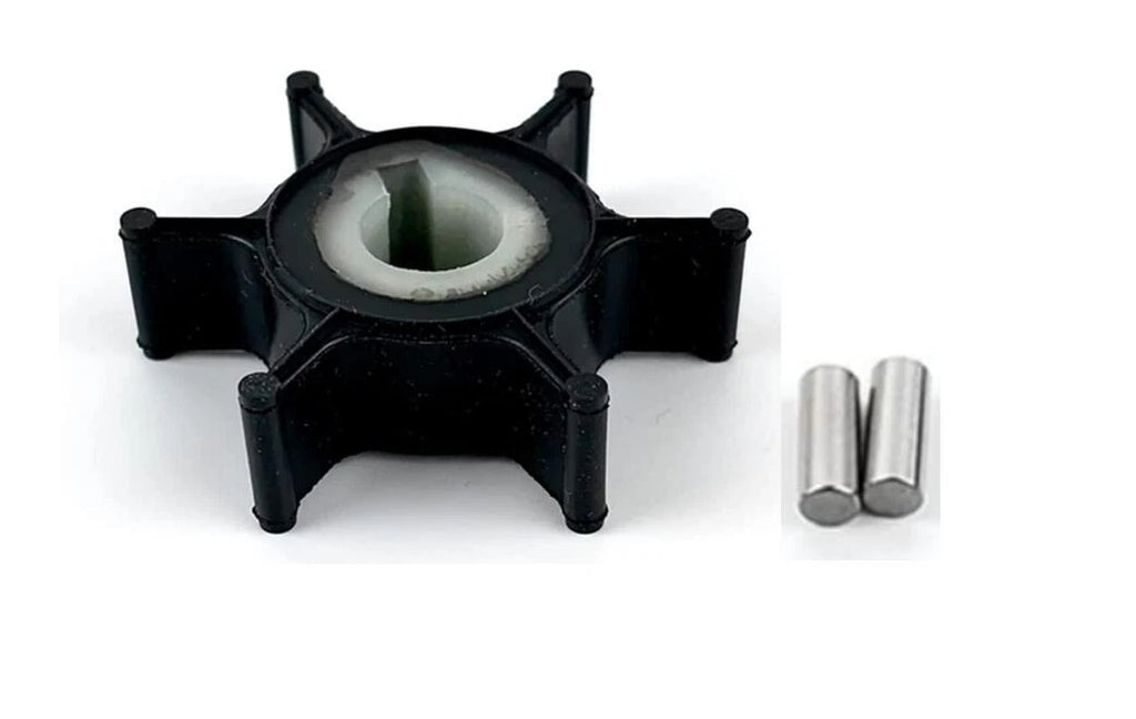 Water Pump Impeller & Pin for Yamaha Outboard 2-Stroke 2HP (646-44352-01)