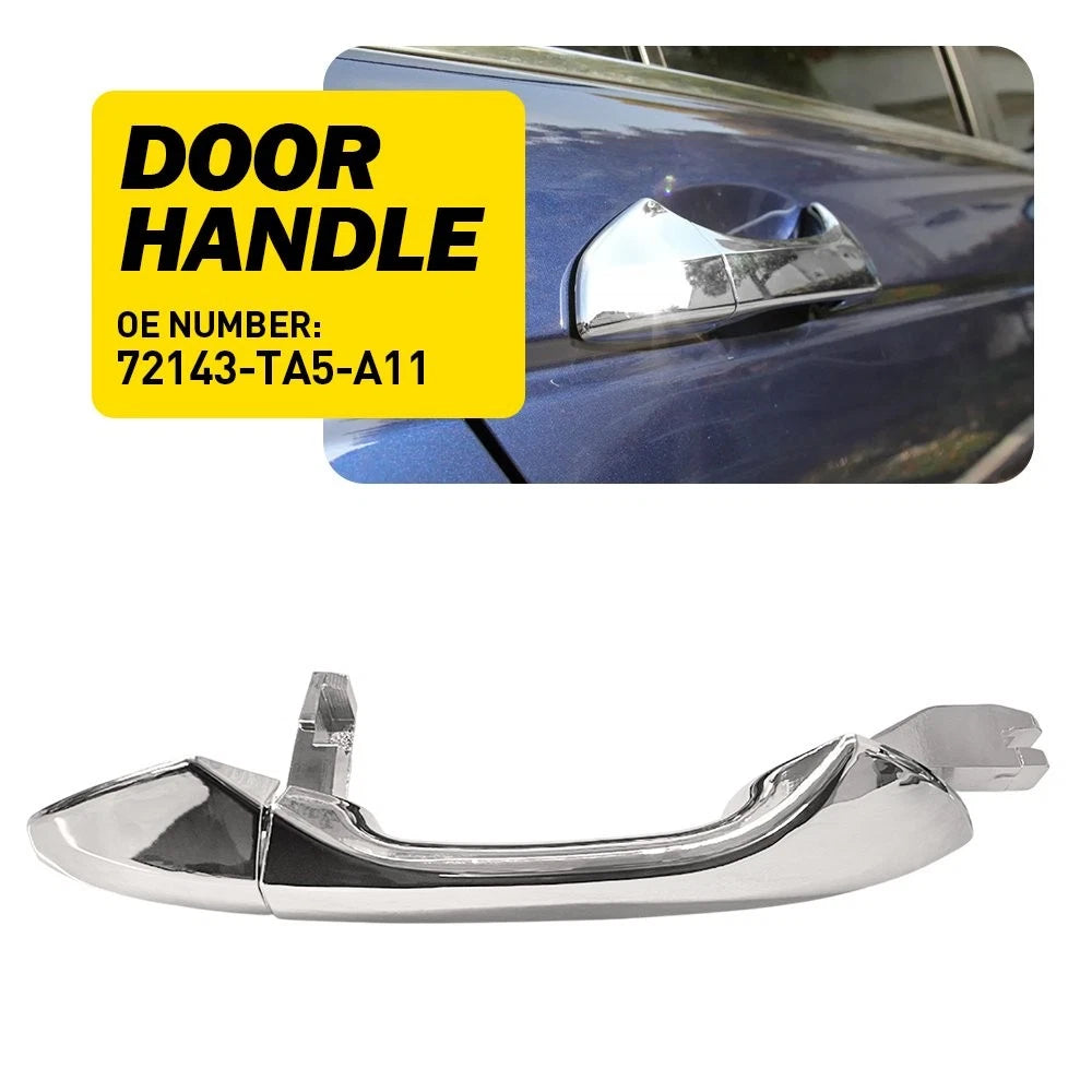 Front Right Exterior Door Handle for Honda Accord (2008–2012) Chrome