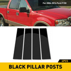 Set of 4 Chrome Pillar Posts for Ford F150 (2004–2014)