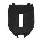 Leather Console Lid Bucket Cover for Chevrolet Silverado (2019–2020) Blue Stitch