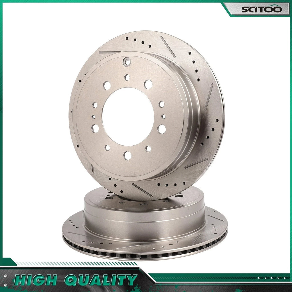 Rear Brake Rotors for Toyota Land Cruiser Lexus LX570 (2008–2011)