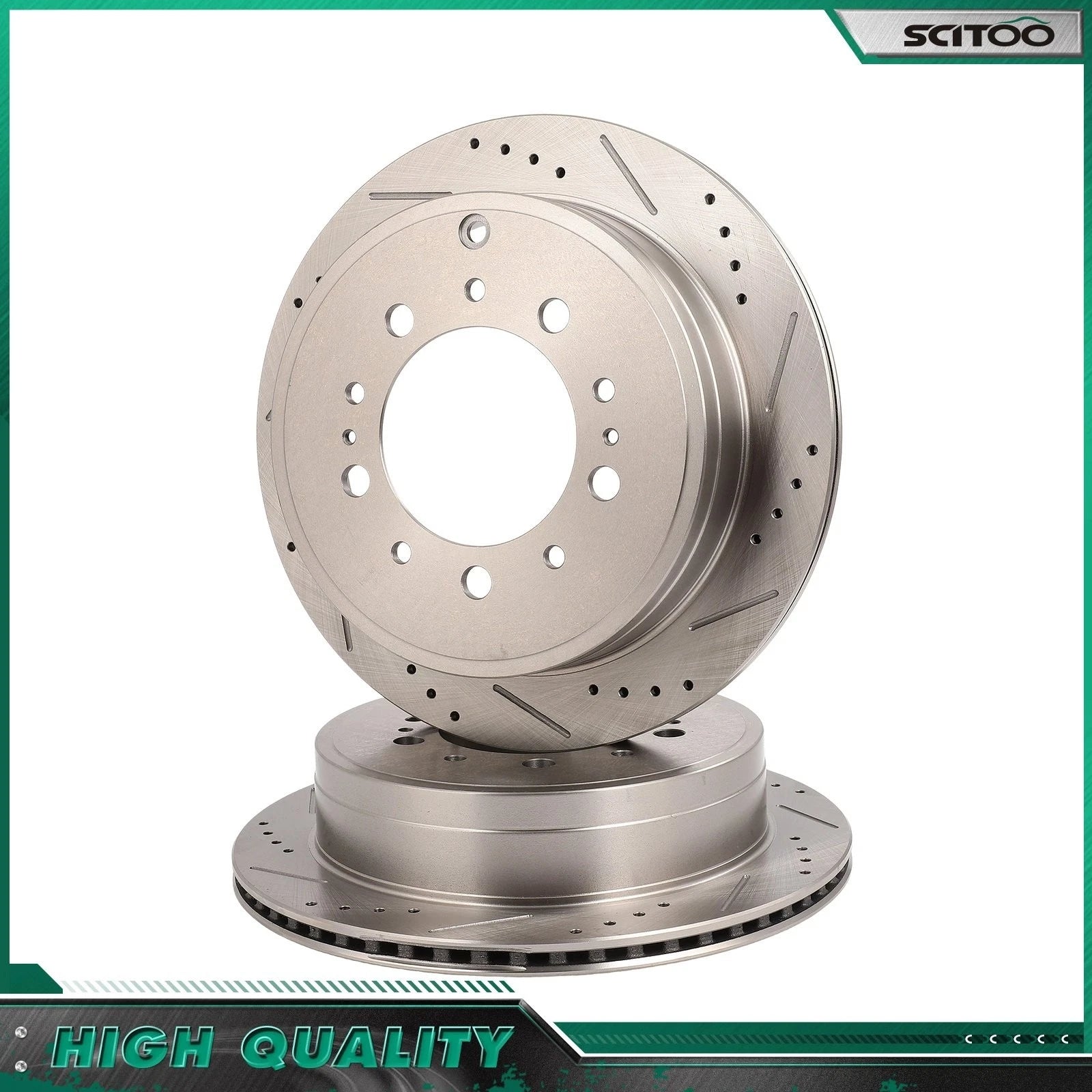 Rear Brake Rotors for Toyota Land Cruiser Lexus LX570 (2008–2011)