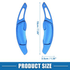 Set of 2 Steering Wheel Shift Paddle Covers for Subaru Legacy (2010–2018) Blue