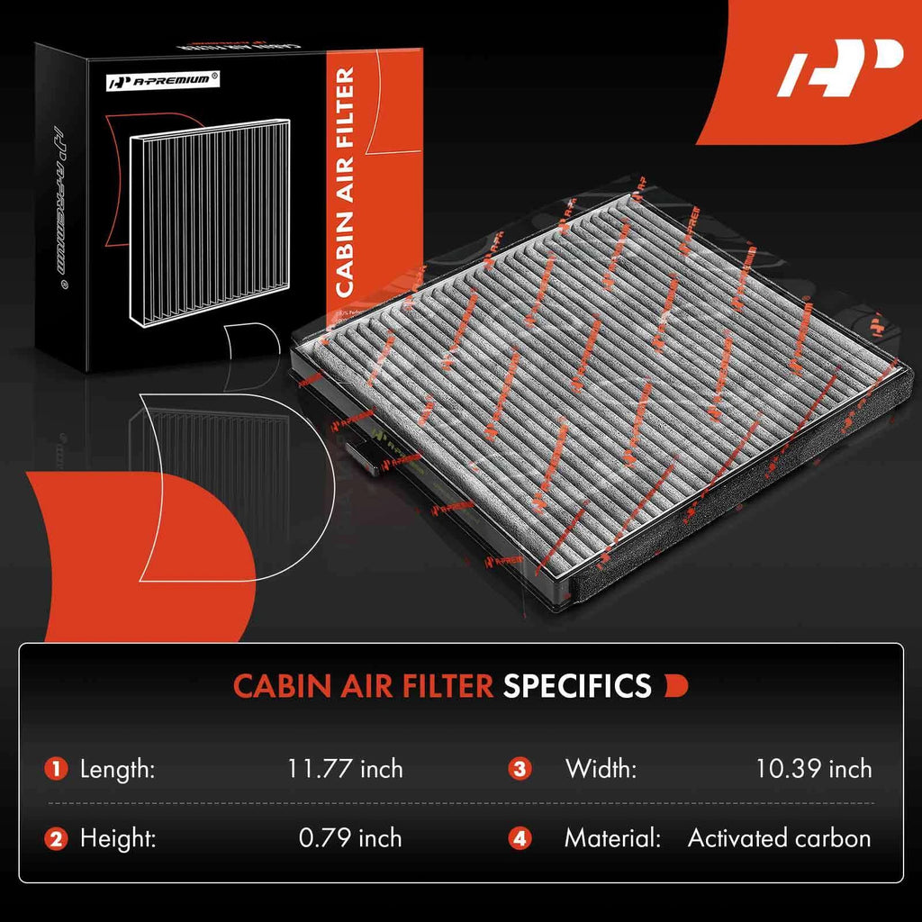 2X Activated Carbon Cabin Air Filter for Honda Odyssey Pilot (2005–2021)