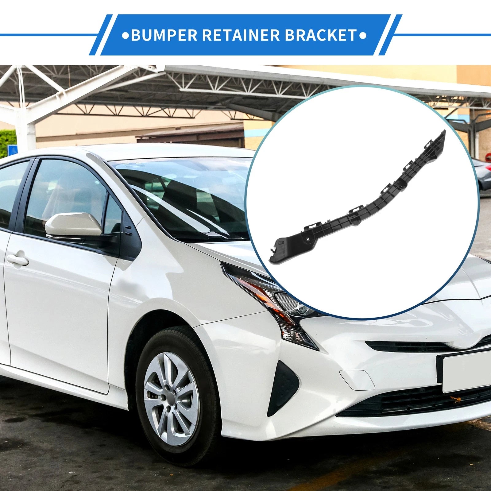 Right Rear Bumper Retainer Bracket No. 5257502110 for Toyota Corolla (2014–2019)