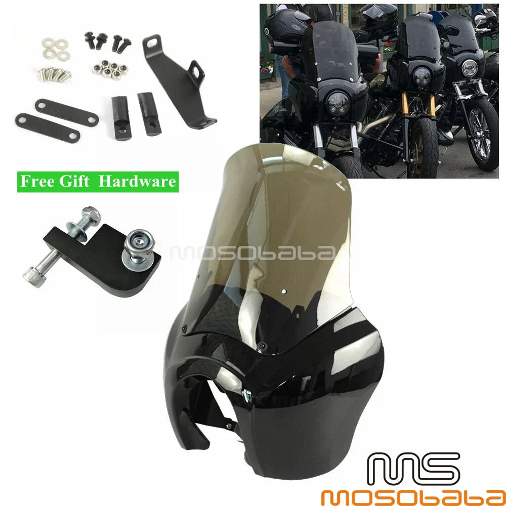 15" Windshield Front Fairing for Harley Softail Standard/Street Bob