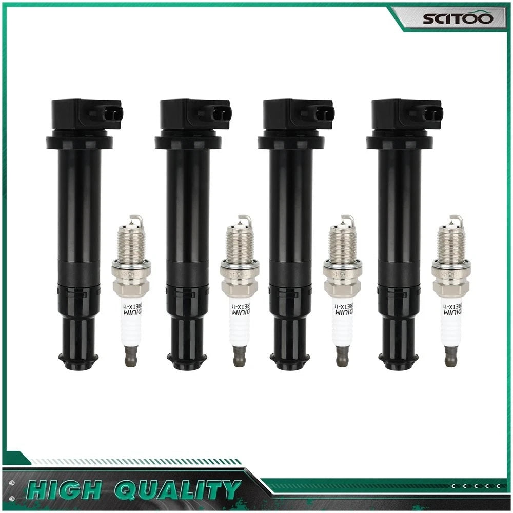 Ignition Coils & Platinum Spark Plugs for Hyundai Accent, Kia Rio5 (2006–2011)