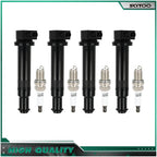 Ignition Coils & Platinum Spark Plugs for Hyundai Accent, Kia Rio5 (2006–2011)