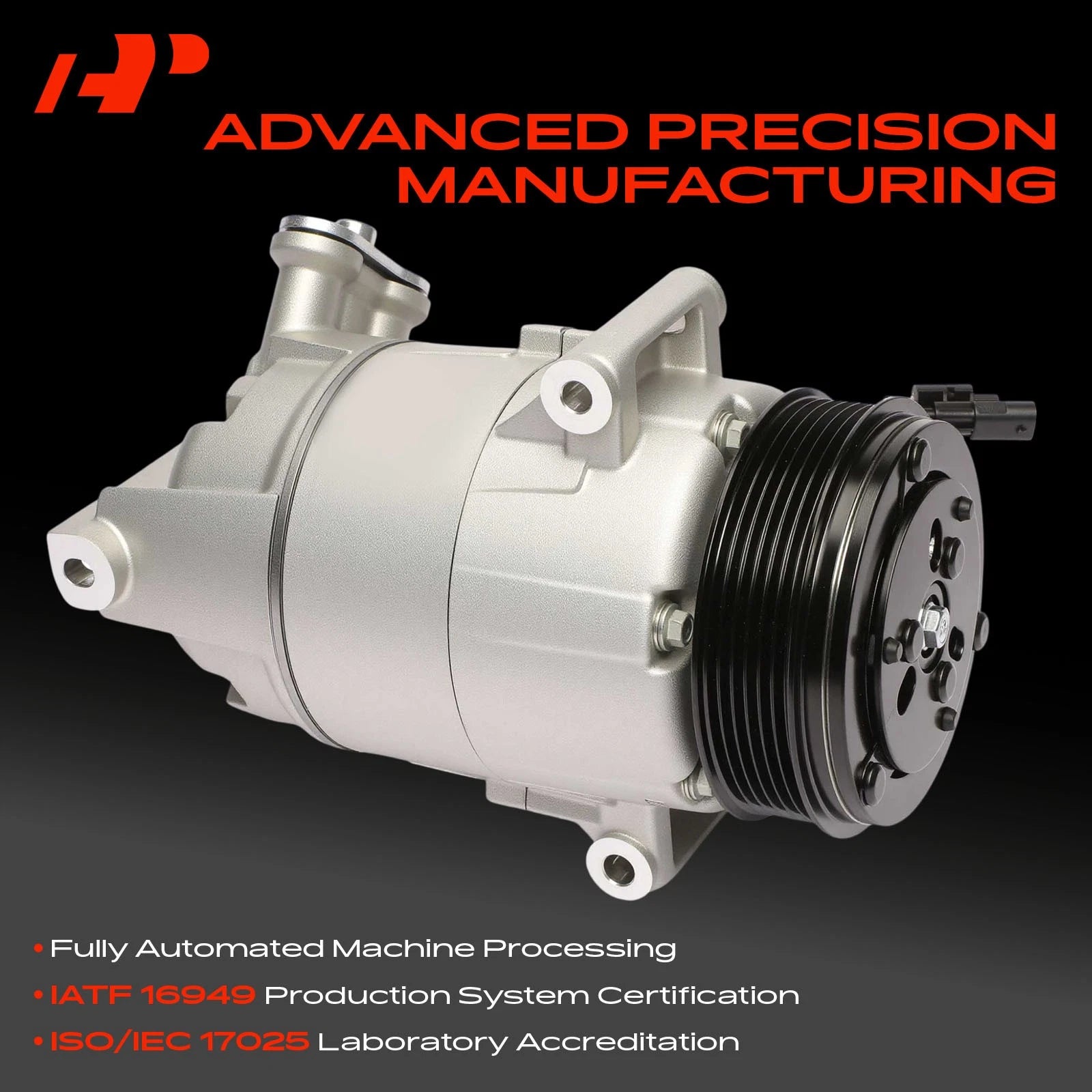 A/C Compressor with Clutch for Chevrolet Equinox GMC Terrain (2010â2017)