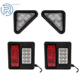 2X Front + Rear LED Light Kit for Bobcat S100 S130 S150 S160 S175 S185