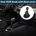6 Speed Gear Shift Knob with Cover for Volkswagen Touran (2003–2010) Faux Leather