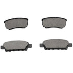 Set of 4 Rear Ceramic Brake Pads for Chrysler Outlander (2005–2006)