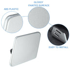 Left Front Headlight Washer Nozzle Cover for BMW 335i (2007–2013) No. 61678031307 Silver Tone