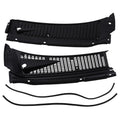Set of 2 Windshield Wiper Vent Cowl Screen Cover Panels for Ford F250 (1999–2007)